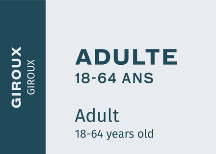 Abonnement Giroux Adulte (18 à 64 ans) 2023-24