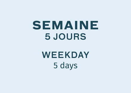 Abonnement Semaine 5 jours 2026-27