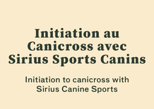 Initiation au Canicross le 27 septembre