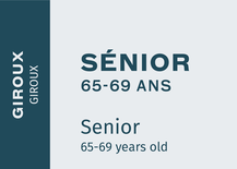 Giroux season pass Senior (ages 65-69) 2023-24