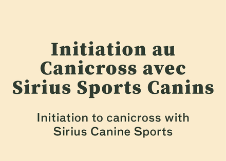 Canicross Initation September 27