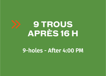 Multi-Round Booklet 9-hole - After 4PM