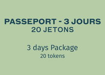 Grande Coulée - Passeport 3 jours - VERRE ÉDITION 10 ans