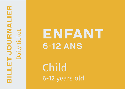 Billet Journalier - Enfant 24-25