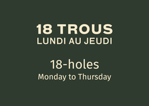 Multi-rondes 2025 - Livret 18 trous (lundi au jeudi)