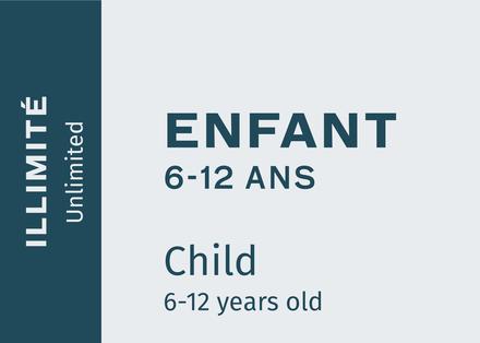 Abonnement Illimitée Enfant (6 à 12 ans) 24-25