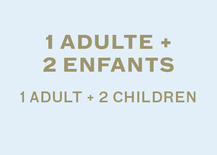 Family Package - 1 Adult + 2 Children