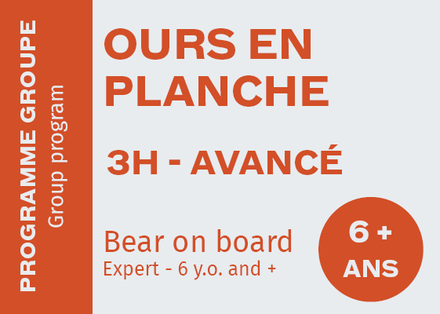 Ours en planche - Dimanche 9:00 (INTERMÉDIAIRE - AVANCÉ)