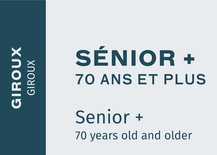 Abonnement Giroux Sénior (70 ans +) 2022-23