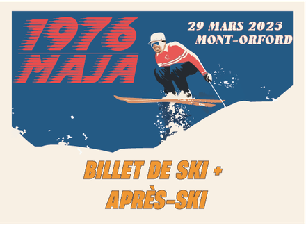 Après-Ski 1976 et billet de ski