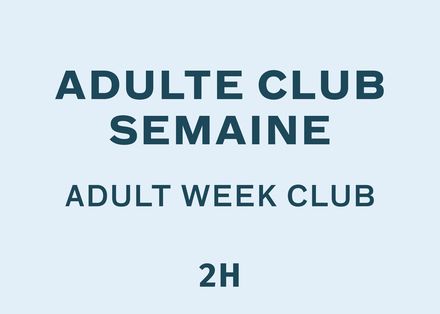 Club semaine - Lundi 10:15