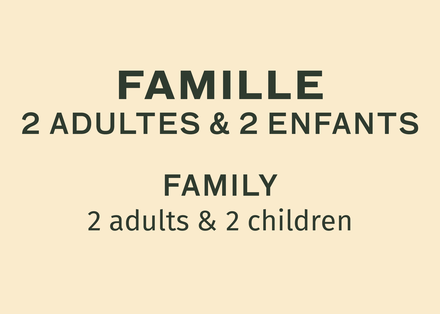 Billet remontée hybride - Famille (2 adultes + 2 enfants)