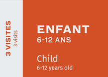 Carte Multi-Visites 3 jours - Enfant 24-25