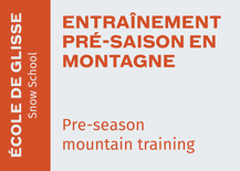 Entraînement pré-saison en Montagne - 9h30