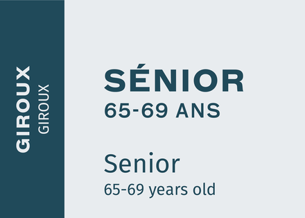 Abonnement Giroux Sénior (65 à 69 ans) 2023-24