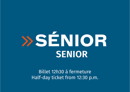 12:30PM to closing ticket- Senior