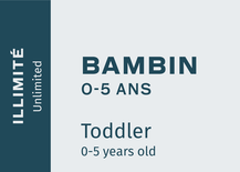 Unlimited season pass Toddler (ages 0-5) 2025-26