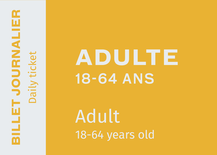 Billet hébergement corporatif - Adulte 24-25