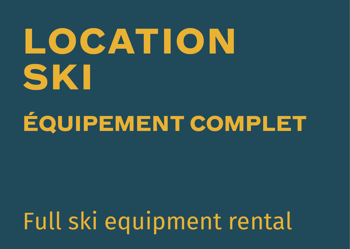 Full ski equipment rental