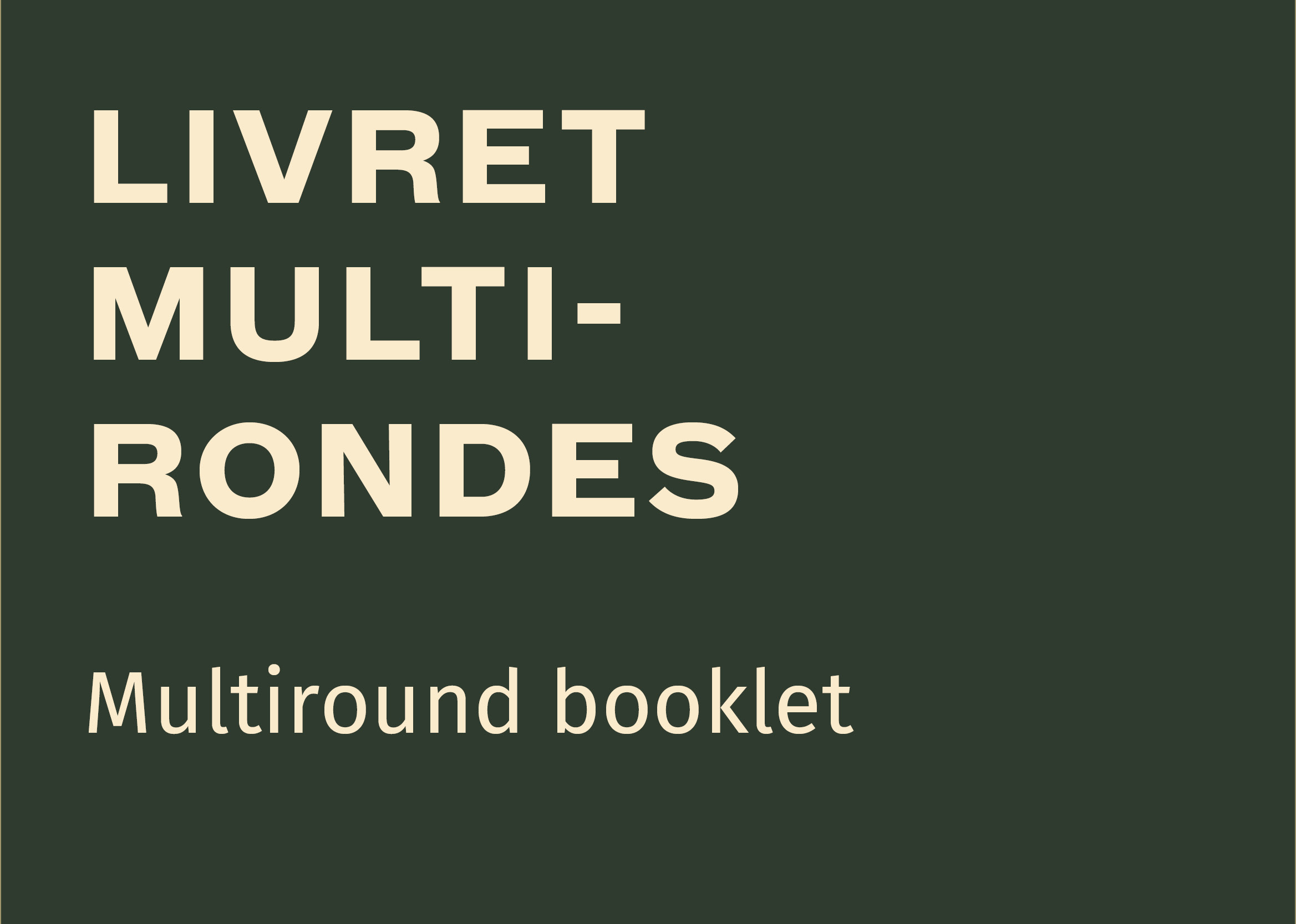 Livret Multi-rondes 2025