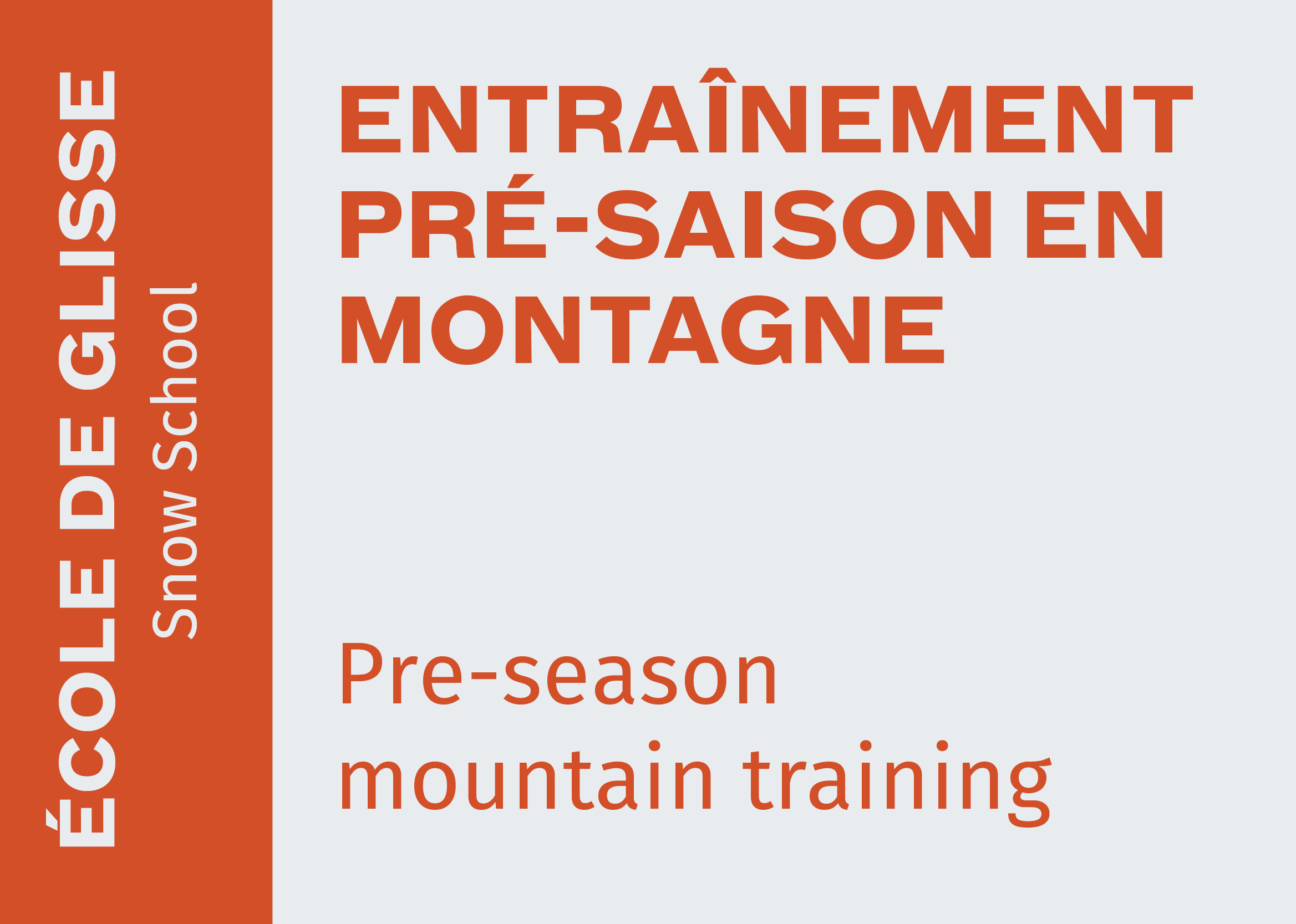 Entraînement pré-saison