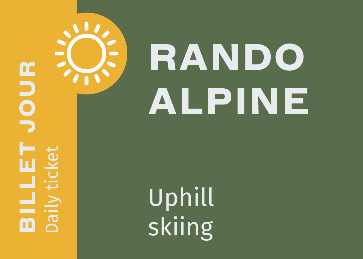 Billet de randonnée alpine  6:00-22:00