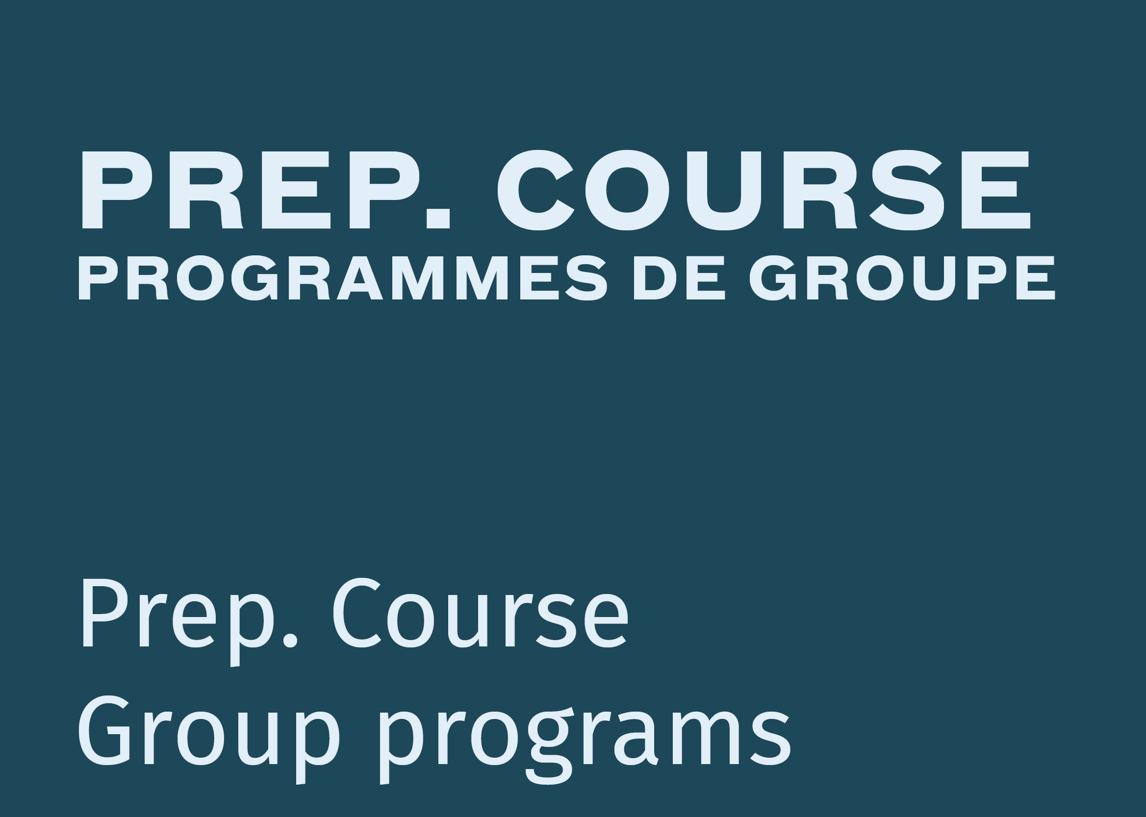 Prep Course